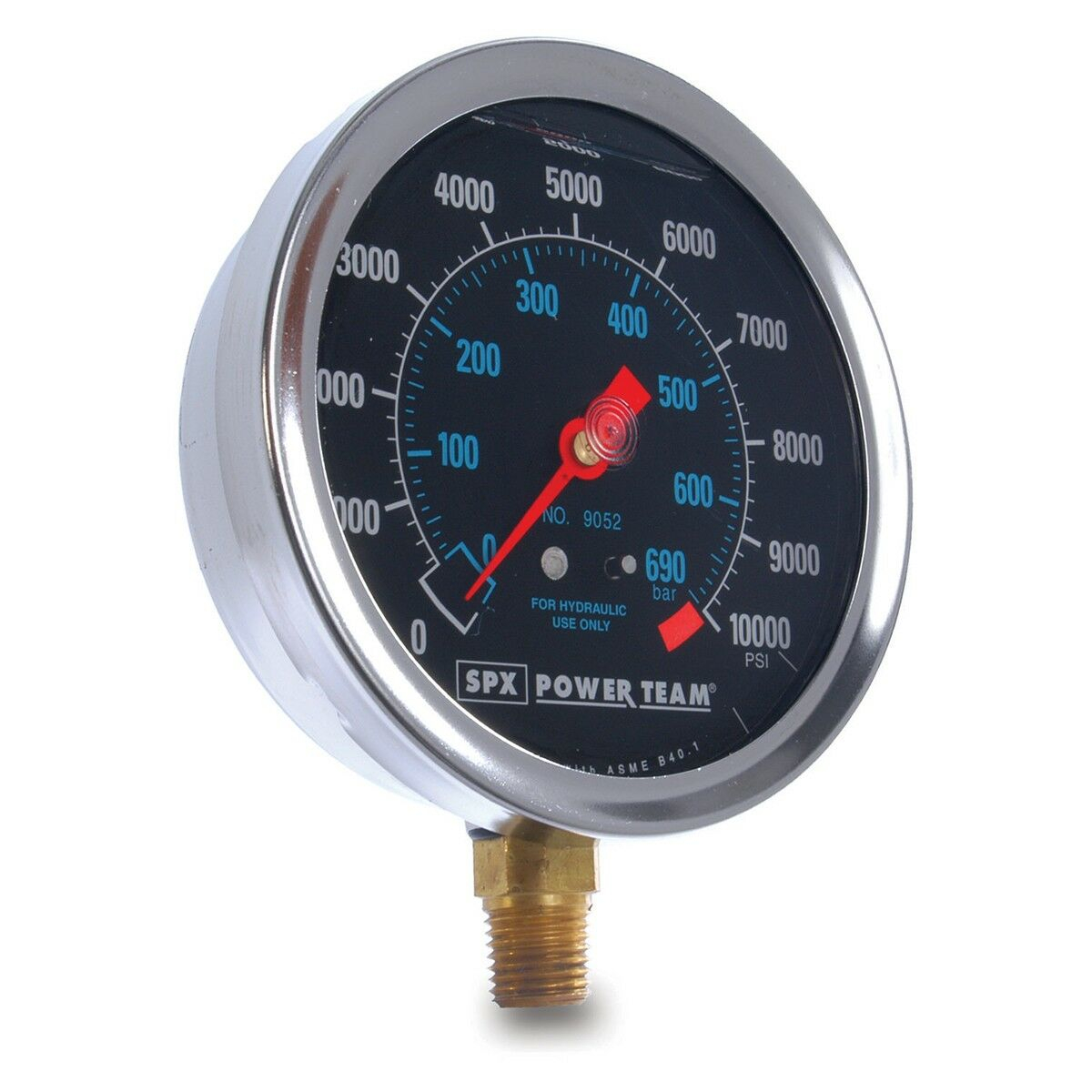 Power Team 9065E Gauge 100mm 0-700bar/0-28.5t Cl.1